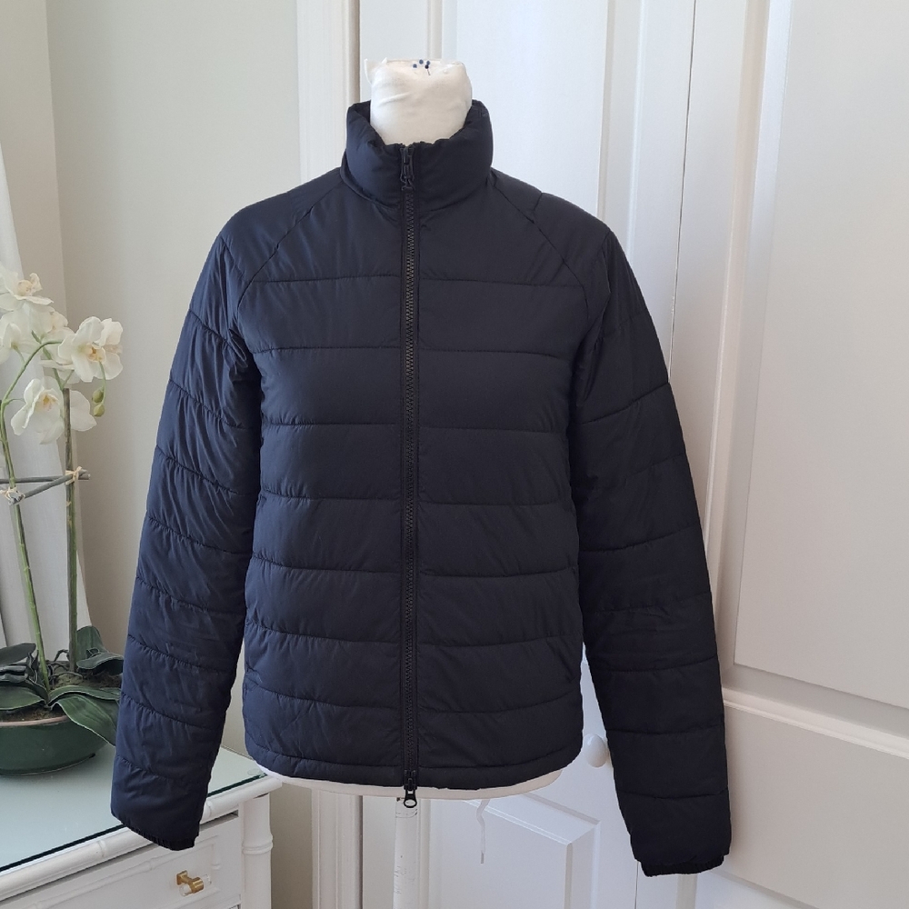 Everlane Womens Black Short‎ Packable Puffer Winter/Outdoor Jacket Zip Up XXS